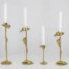 Set of 4 Kurt Jesch Amadeo Fratelli Tonini Candlelabras Brass,1960 - Thumbnail Image 2
