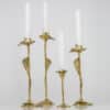 Set of 4 Kurt Jesch Amadeo Fratelli Tonini Candlelabras Brass,1960 - Thumbnail Image 5
