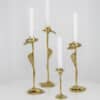 Set of 4 Kurt Jesch Amadeo Fratelli Tonini Candlelabras Brass,1960 - Thumbnail Image 7