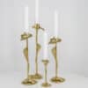 Set of 4 Kurt Jesch Amadeo Fratelli Tonini Candlelabras Brass,1960 - Thumbnail Image 1