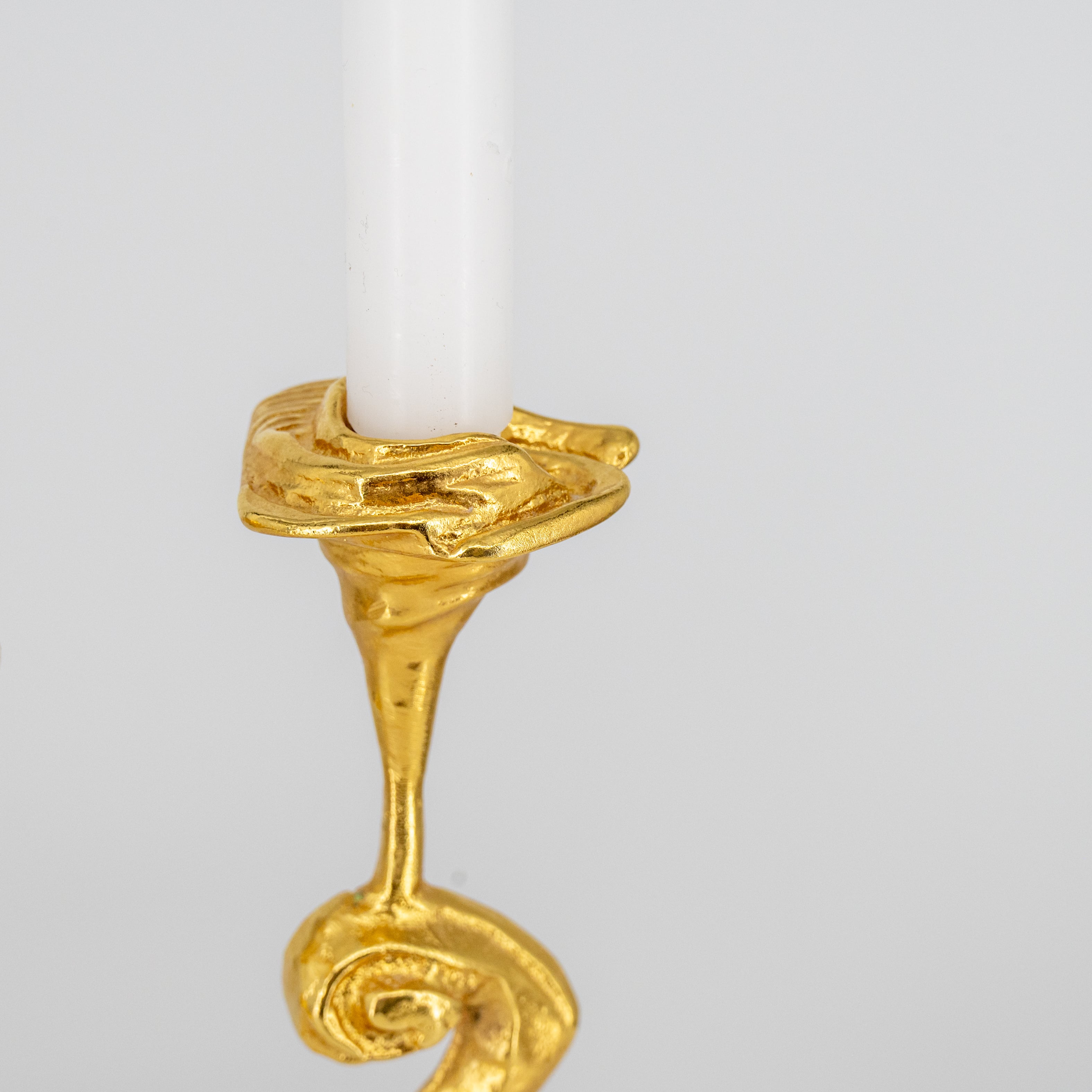 Kurt Jesch Amadeo Organic Sculptural 2-Armed Glossy Candleholder, 1960 - Image 10