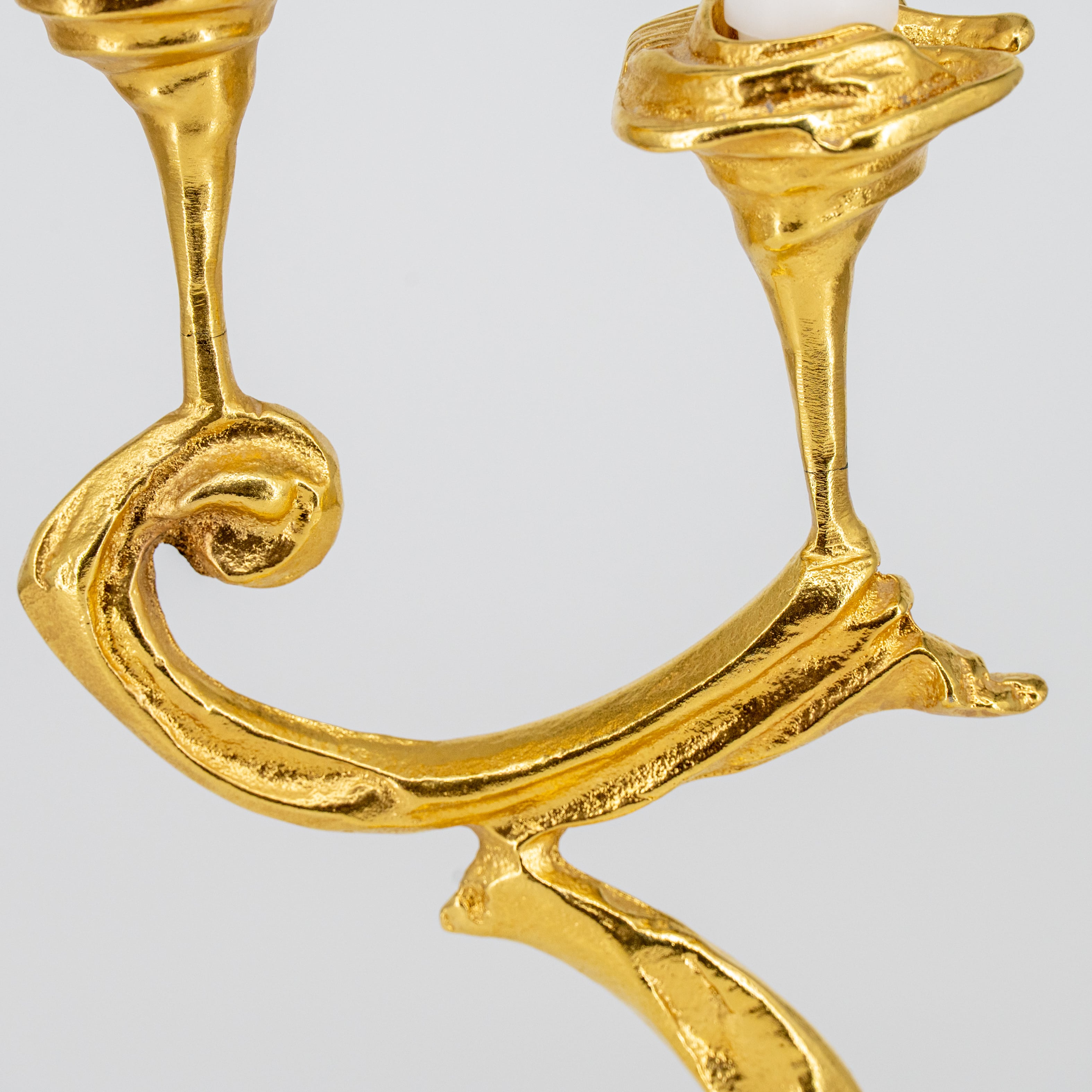 Kurt Jesch Amadeo Organic Sculptural 2-Armed Glossy Candleholder, 1960 - Image 2