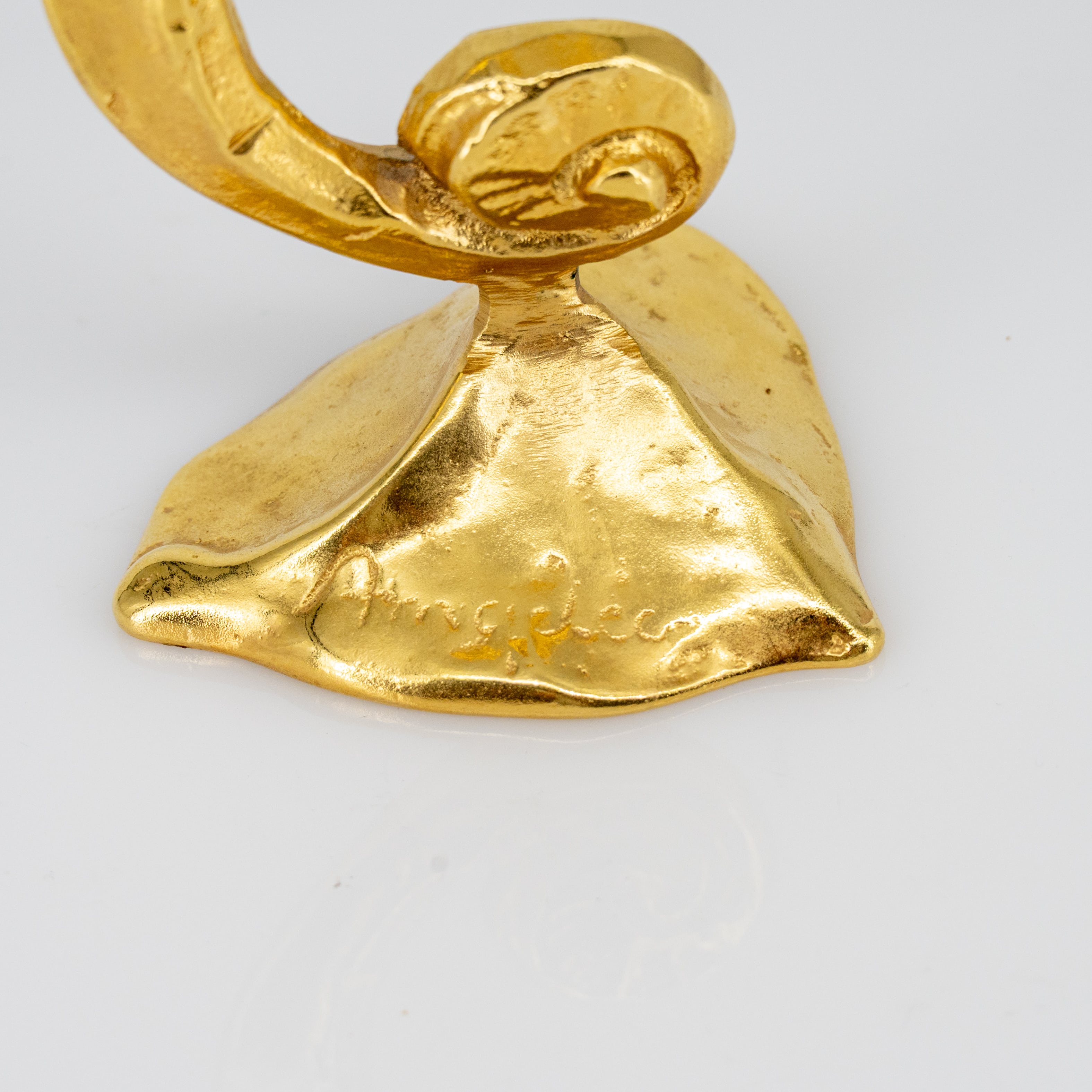 Kurt Jesch Amadeo Organic Sculptural 2-Armed Glossy Candleholder, 1960 - Image 9