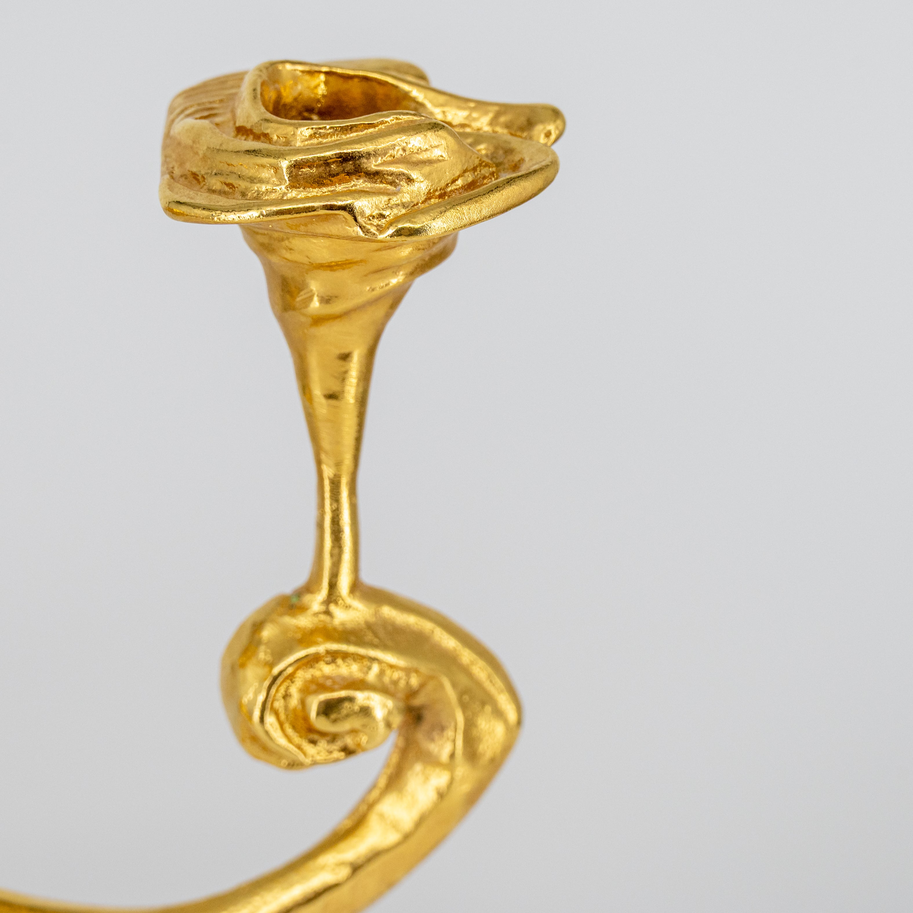 Kurt Jesch Amadeo Organic Sculptural 2-Armed Glossy Candleholder, 1960 - Image 8
