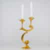 Kurt Jesch Amadeo Organic Sculptural 2-Armed Glossy Candleholder, 1960 - Thumbnail Image 1