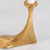1 of the 2 Arm Bronze Handcrafted Table Candlesticks Tharjes, 1950 - Thumbnail Image 3