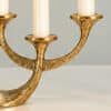 Set Of Two and five Arm Bronze Handcrafted Table Candlesticks Tharjes,1950 - Thumbnail Image 2