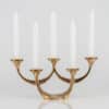 Five-Arm Bronze Handcrafted Table Candlesticks Tharjes, 1950 - Thumbnail Image 1