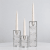 Set of 4 Ice Block Candleholders by Timo Sarpaneva, 1960s - Thumbnail Image 6