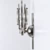 Pair Of Glass Chrome Wall Lights by Oscar Torlasco, Italy 1970 - Thumbnail Image 7