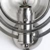 Pair Of Glass Chrome Wall Lights by Oscar Torlasco, Italy 1970 - Thumbnail Image 5