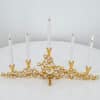 Gilded Palwa Jewel Crystal Candlestick Candelabra, 1960 - Thumbnail Image 12