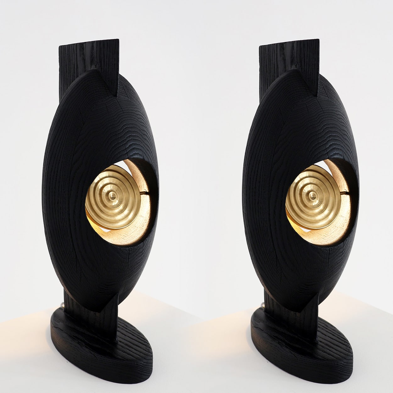 Black Gèlèdé Lamp Intimate Single Vessel, Salù Iwadi Studio - Image 1