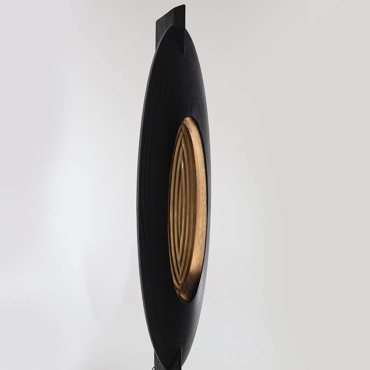 Black Gèlèdé Lamp Intimate Single Vessel, Salù Iwadi Studio - Image 9