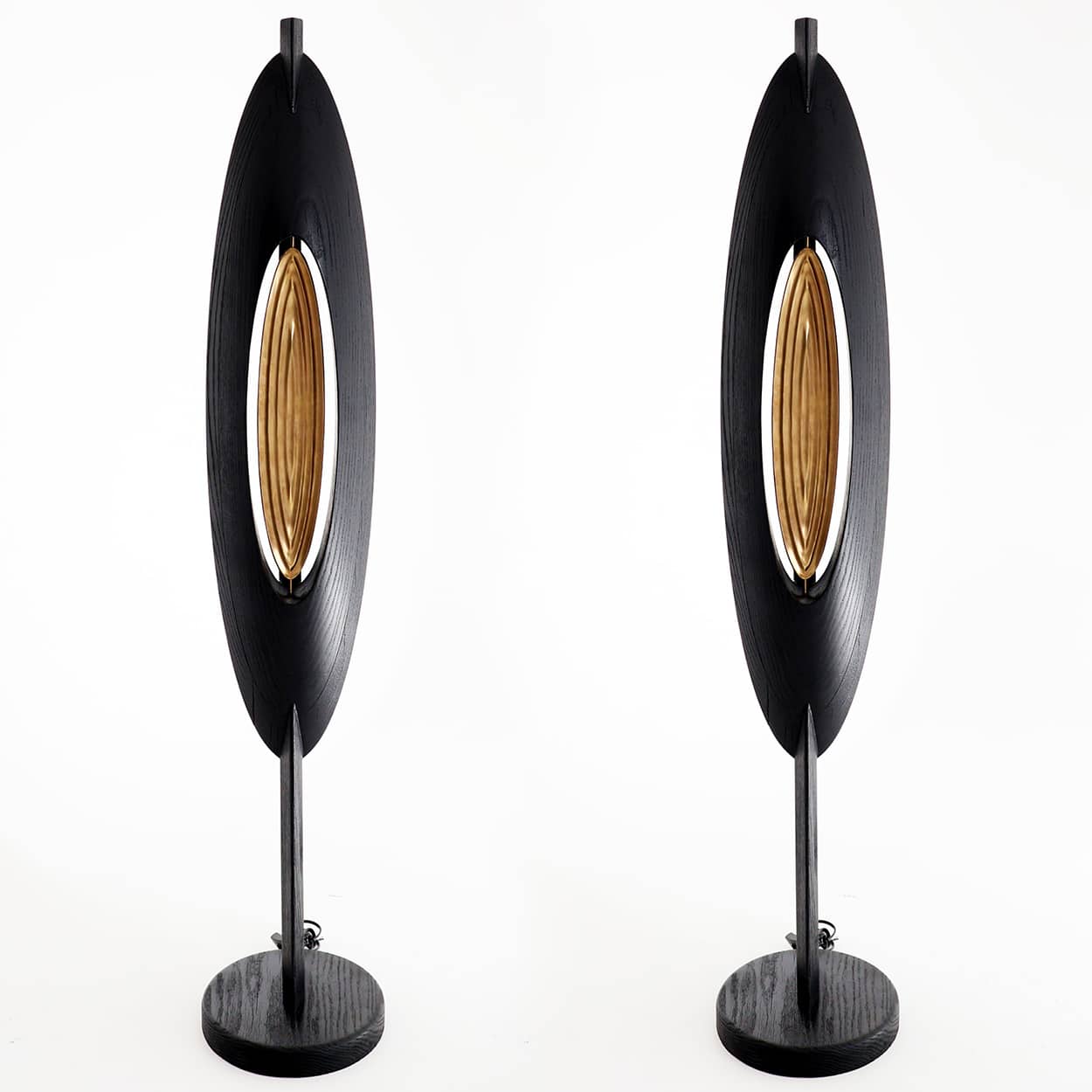 Black Gèlèdé Lamp Intimate Single Vessel, Salù Iwadi Studio - Image 11