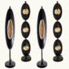 Black Gèlèdé Lamp Intimate Single Vessel, Salù Iwadi Studio - Thumbnail Image 6