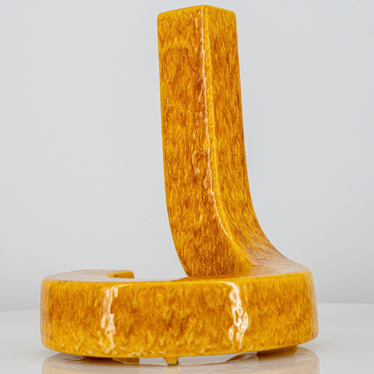 Set of 3 Sculptural Multicolor Ceramic Vases Roberto Rigon, Italy,1960 - Image 5