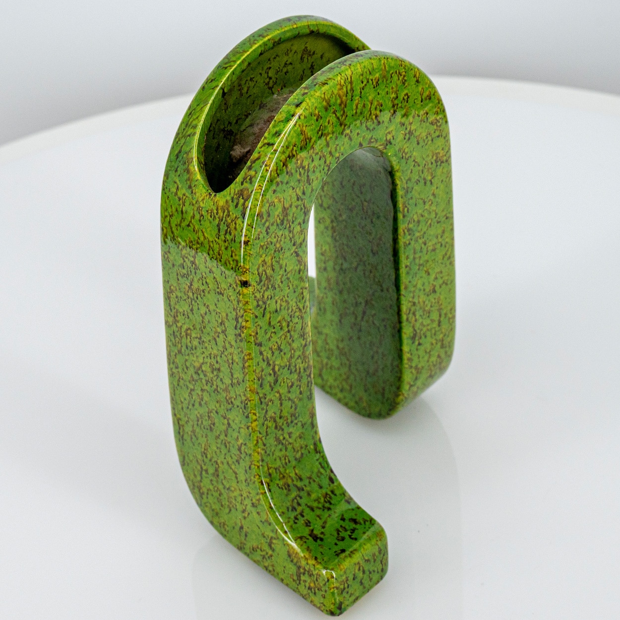 Set of 3 Sculptural Multicolor Ceramic Vases Roberto Rigon, Italy,1960 - Image 9