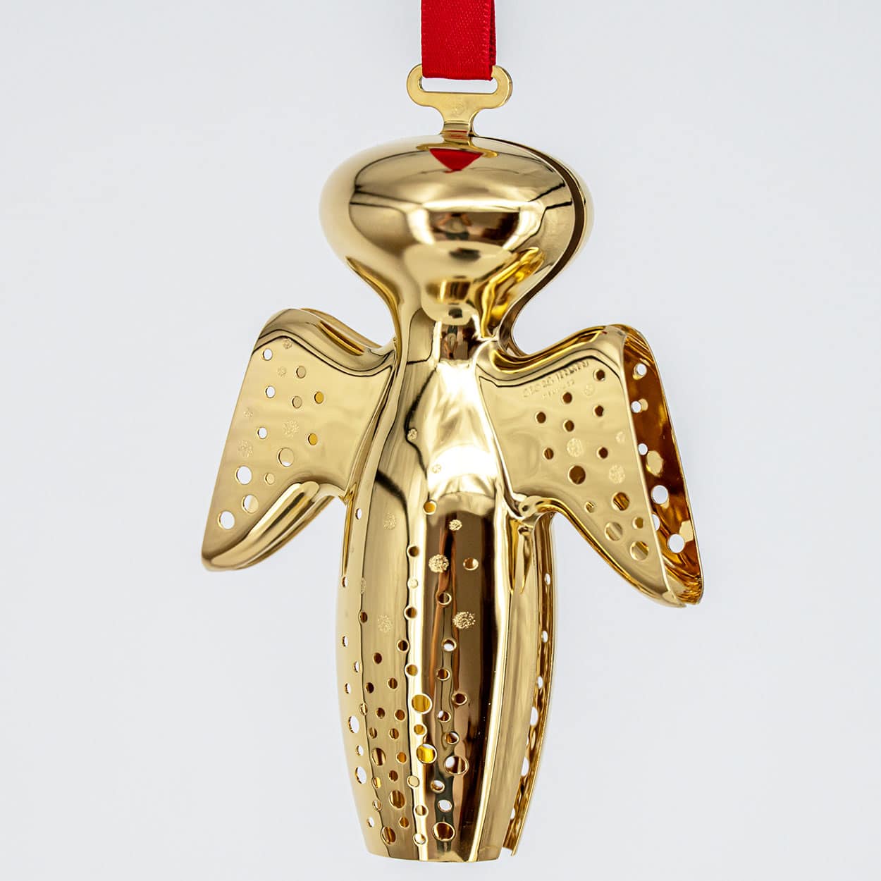 Set of Three 18K Gold-Plated Angels by Georg Jensen, Different years - Image 3