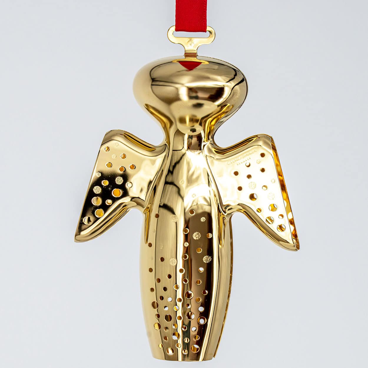 Set of Three 18K Gold-Plated Angels by Georg Jensen, Different years - Image 4