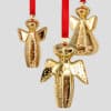 Set of Three 18K Gold-Plated Angels by Georg Jensen, Different years - Thumbnail Image 8