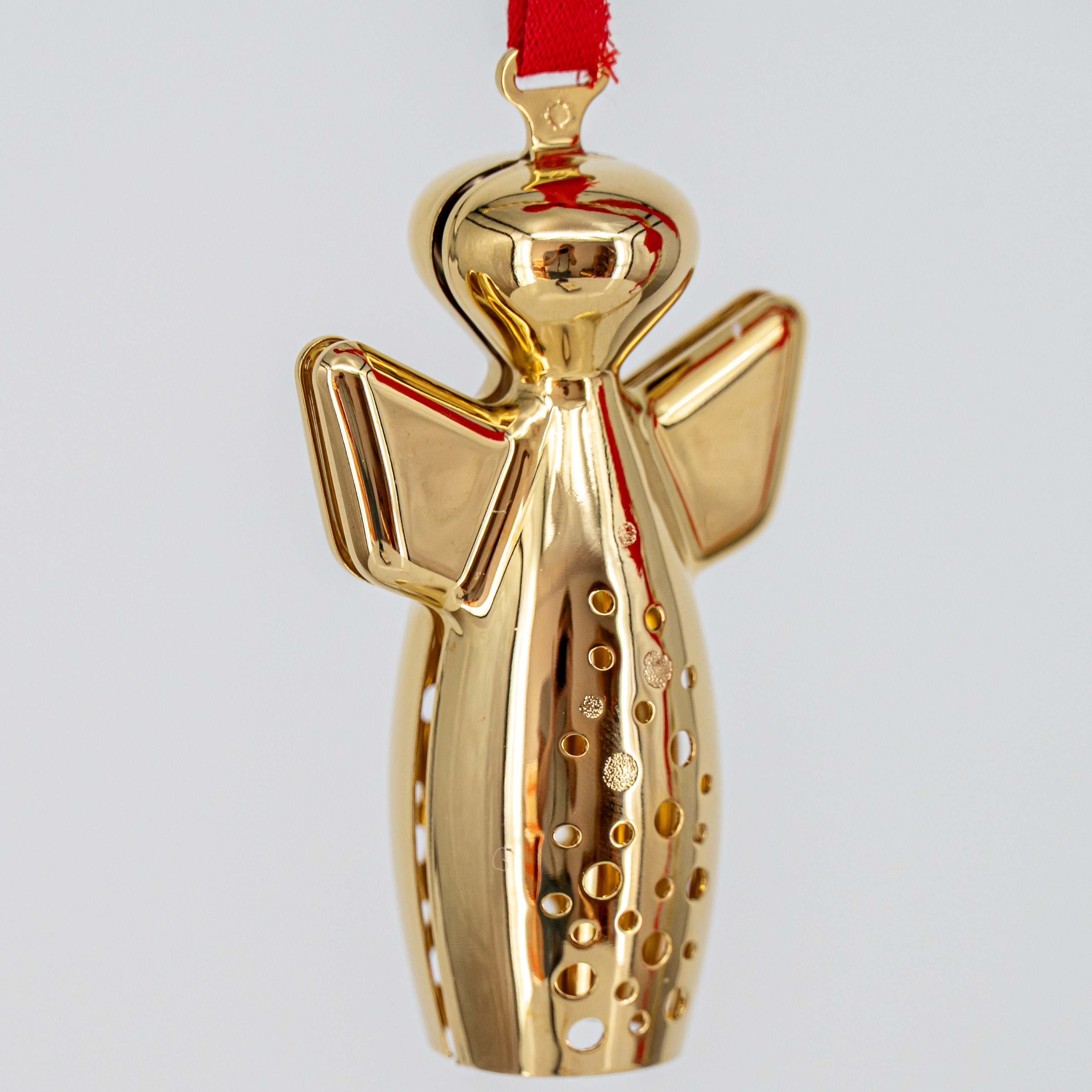 Set of Three 18K Gold-Plated Angels by Georg Jensen, Different years - Image 16