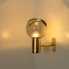 Pair of Wall Sconces with Brass and Glass Shades, Seguso, Italy 1960 - Thumbnail Image 13