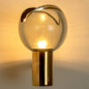 Pair of Wall Sconces with Brass and Glass Shades, Seguso, Italy 1960 - Thumbnail Image 7