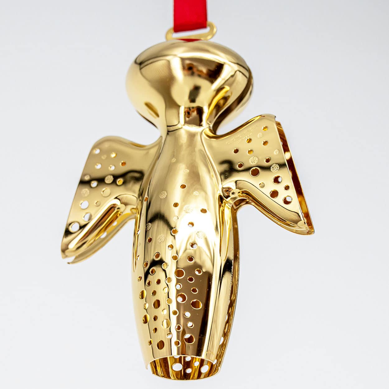 Set of Three 18K Gold-Plated Angels by Georg Jensen, Different Years - Image 4