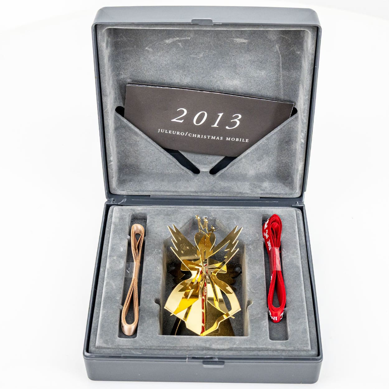 Set of Three 18K Gold-Plated Angels by Georg Jensen, Different Years - Image 11