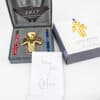 Set of Three 18K Gold-Plated Angels by Georg Jensen, Different Years - Thumbnail Image 15