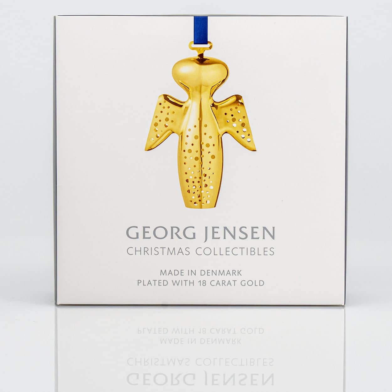 Set of Three 18K Gold-Plated Angels by Georg Jensen, Different Years - Image 14