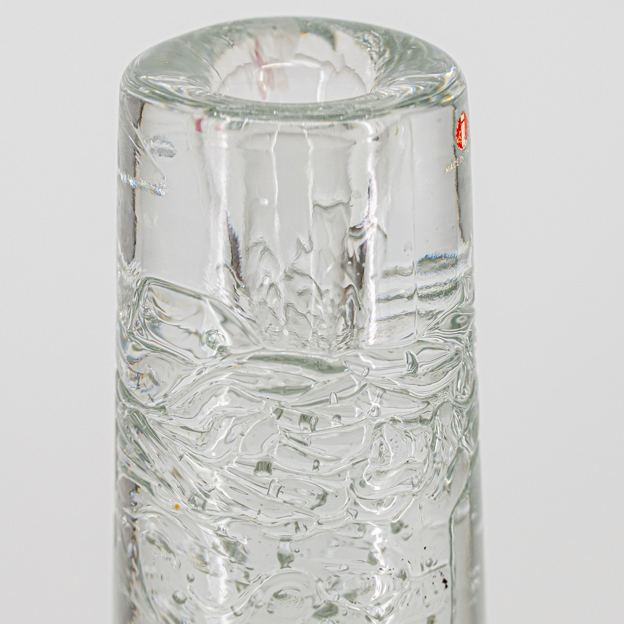 1 of the 2 Glass Arkipelago Candleholders by Timo Sarpaneva, Iittala 1980 - Image 4