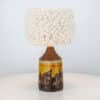 1 of the 2 Brutalist Ceramic Table Lamp, Custom Merino Wool Shade, Denmark 1970s - Thumbnail Image 11