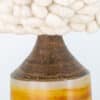 1 of the 2 Brutalist Ceramic Table Lamp, Custom Merino Wool Shade, Denmark 1970s - Thumbnail Image 15