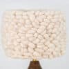 1 of the 2 Brutalist Ceramic Table Lamp, Custom Merino Wool Shade, Denmark 1970s - Thumbnail Image 9