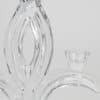 Pair of 2 Arms Crystal Candelabras, Jacques du Châtel, Vannes Franc 1970 - Thumbnail Image 2
