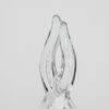 Pair of 2 Arms Crystal Candelabras, Jacques du Châtel, Vannes Franc 1970 - Thumbnail Image 4